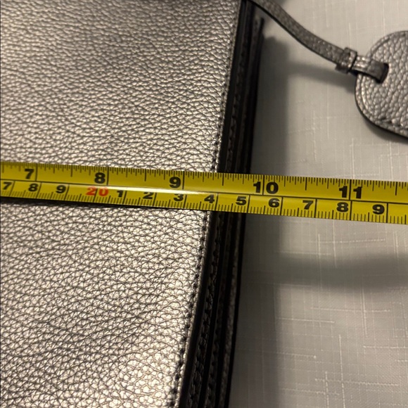 Kate Spade Eva Metallic Silver Crossbody bag pebbled leather medium jewel tone - Picture 12 of 16